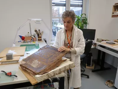 Arhiv Republike Slovenije, 80 let, javno vodstvo, Center za konserviranje in restavriranje arhivskega gradiva, arhivist, arhivistika / Foto: Nataša Bucik Ozebek