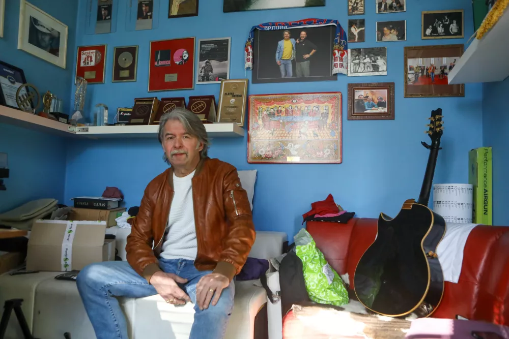 5.11.2025 - Magnifico, s pravim imenom Robert Pe&scaron;ut, slovenski pevec zabavne glasbe,Foto: Luka Cjuha / Foto: Luka Cjuha