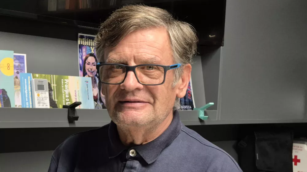 Nova Gorica, XCenter.Izjava po seji sveta Javnega zavoda GO! 2025 EPK Nova Gorica-Gorica.Predsednik sveta zavoda Marjan Zahar.