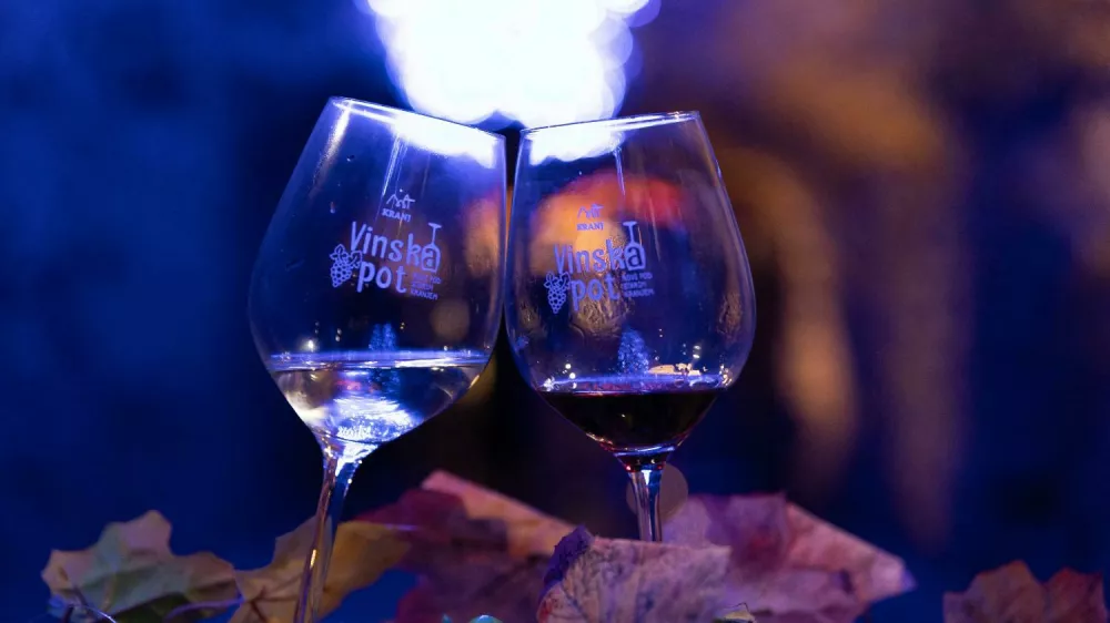 Vinska pot v rovih pod starim Kranjem