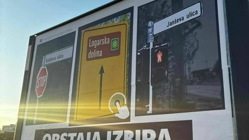 Anže Logar Demokrati volilni plakati