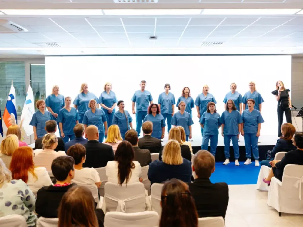 Zapel je bolnišnični pevski zbor. Foto SB NM / Foto: Foto Sb Nm