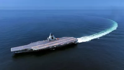 FILE - In this photo released by Xinhua News Agency, China's third conventionally powered aircraft carrier, the Fujian, conducts a maiden sea trial on May 7, 2024. (Ding Ziyu/Xinhua via AP, File)