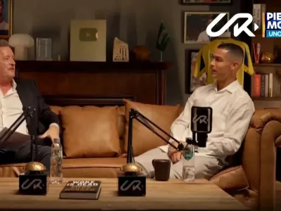 Cristiano Ronaldo, Piers Morgan. Foto: Profimedia