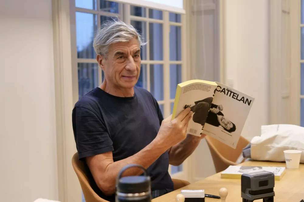 Maurizio Cattelan / Foto: Luca Ponti/profimedia