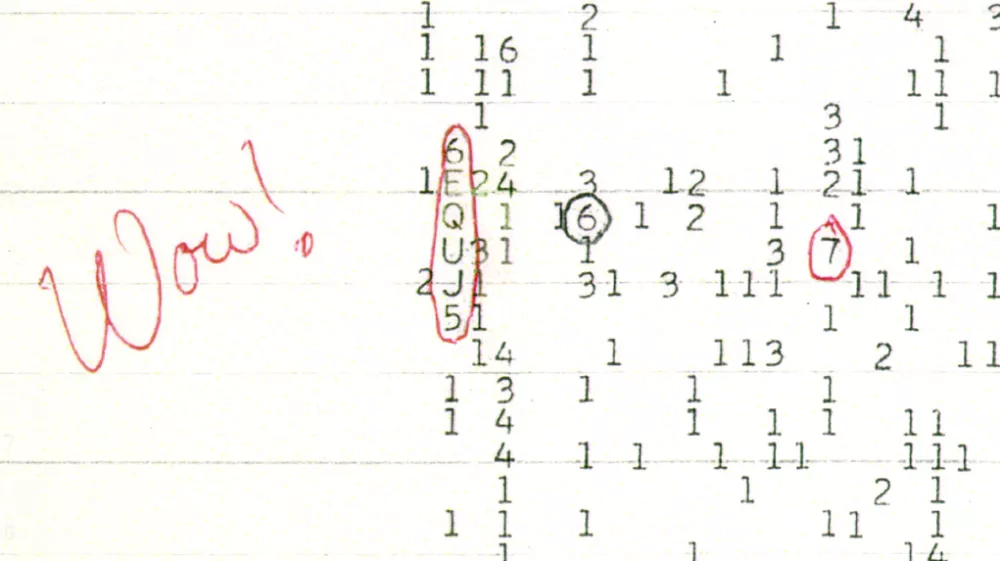 Wow! signal, Big Ear Telescope