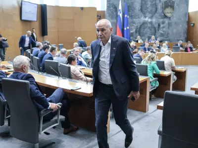 Janez Janša- 07.07.2025 - začetek redne seje DZ s poslanskimi vprašanji ministrskemu zboru; DZ, velika dvorana, Šubičeva 4, LJUBLJANA​//FOTO: Jaka Gasar