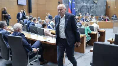 Janez Janša- 07.07.2025 - začetek redne seje DZ s poslanskimi vprašanji ministrskemu zboru; DZ, velika dvorana, Šubičeva 4, LJUBLJANA​//FOTO: Jaka Gasar
