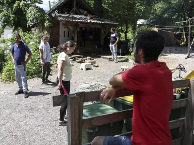 - 07.06.2023 – Romsko naselje Lepovče v občini Ribnica – romi - //FOTO: Jaka Gasar