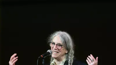 Patti Smith performs when Michael Dorf presents the 20th Annual Charity Concert, "People Have The Power - A Celebration Of Patti Smith" show at Carnegie Hall on March 26, 2025 in New York City. (Photo by Al Pereira/WireImage)