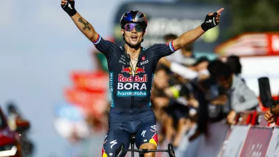 La Vuelta 2024 - 79th Edition - 19th stage - Logro&ntilde;o > Alto de Moncalvillo 173,5 km - 06/09/2024 - ROGLIC Primoz (RED BULL - BORA - HANSGROHE)