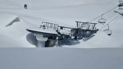 Kanin, zima 2023 /2024, zaprto smučišče. Foto: Jure Črnič