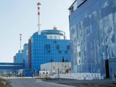 FILE PHOTO: A view shows the Khmelnytskyi Nuclear Power Plant, amid Russia's attack on Ukraine, near the town of Netishyn, in Khmelnytskyi region, Ukraine February 13, 2025. REUTERS/Gleb Garanich/File Photo