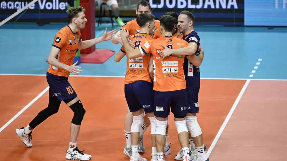 13.11.2025 ACH Volley - Dinamo Bukare&scaron;ta v drugem krogu kvalifikacij za evropsko ligo prvakovFoto: Nik Erik Neubauer