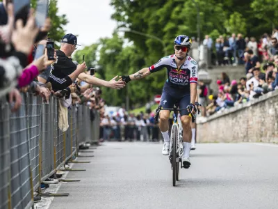 Primoz Roglic of Red Bull Bora Hansgrohe is seen during Giro di Italia in Treviso, Italy on May 24, 2025. // Charly López / Red Bull Content Pool // SI202505240846 // Usage for editorial use only // 