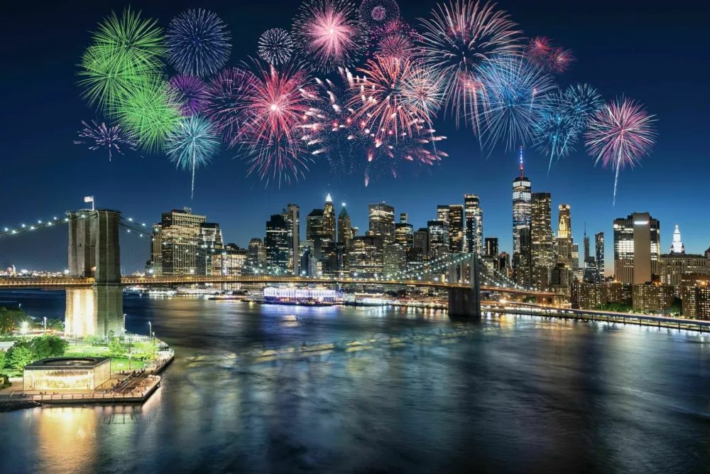Fireworks in Manhattan, New York / Foto: Stockbym