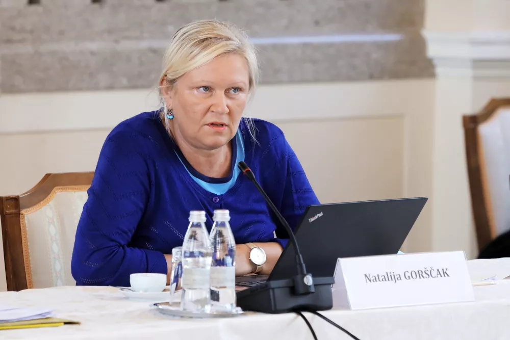 Direktorica Televizije Slovenija Natalija Gorščak / Foto: STA