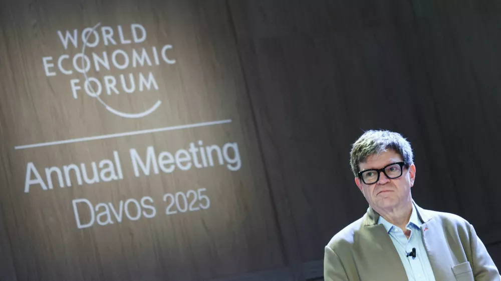 Yann LeCun, Vice President & Chief AI Scientist at Meta attends the 55th annual World Economic Forum (WEF) meeting in Davos, Switzerland, January 23, 2025. REUTERS/Yves Herman