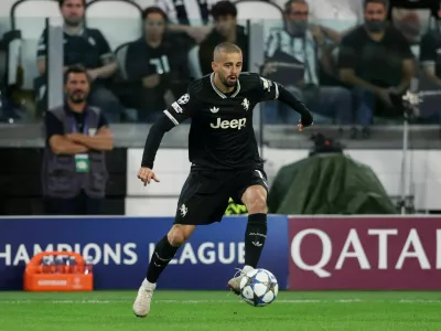 3CMTJJB Edon Zhegrova of Juventus FC is seen in action during the UEFA Champions League 2025/2024 match between Juventus FC and Borussia Dortmund at Allianz Stadium. FInal Score; Juventus FC 4:4 Borussia Dortmund.