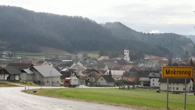 Panoramski pogled na občino Mokronog