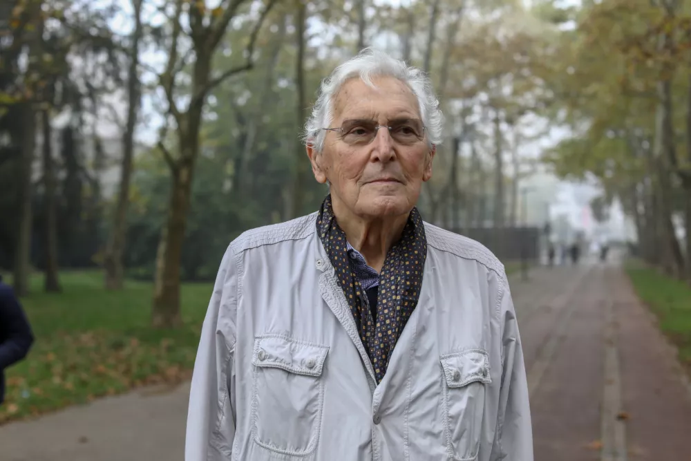  18.10.2022 – dr. Niko Toš, sociolog, pravnik, zaslužni profesor Fakultete za družbene vede Univerze v Ljubljani; //FOTO: Luka CjuhaOPOMBA: INTERVJU ZA OBJEKTIV 2022