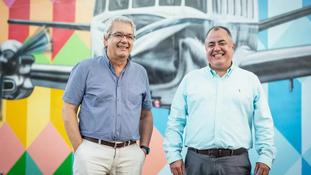 Fernando Catalano, Micael Carmo and team (BR), nominated for the European Inventor Award 2024 in the category Non-EPO CountriesQuieter jets with lower carbon dioxide emissions, invention of Fernando Catalano, Micael Carmo and team (BR), nominated for the European Inventor Award 2024 in the category Non-EPO countries. / Foto: Epo