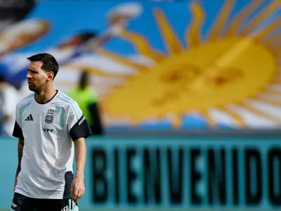 Soccer Football - International Friendly - Argentina Training - Estadio Manuel Martinez Valero, Elche, Spain - November 13, 2025 Argentina's Lionel Messi during training REUTERS/Pablo Morano   TPX IMAGES OF THE DAY