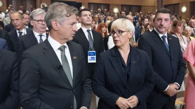 Nataša Pirc MusarRobert Golob01.09.2025 20. Blejski strateški forumFOTO: Nik Erik Neubauer