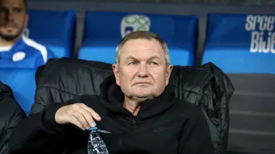 Selektor Matjaž Kek15.11.2025 - Nogomet reprezentanca slovenije- kvalifikacije za svetovno prvenstvo - Slovenija in Kosovo - stadion StožiceFoto: Luka Cjuha