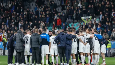 15.11.2025 - Nogomet reprezentanca slovenije- kvalifikacije za svetovno prvenstvo - Slovenija in Kosovo - stadion StožiceFoto: Luka Cjuha