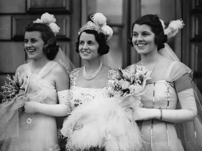Kathleen in Rosemary Kennedy (skrajno desno) z Rose Elizabeth Fitzgerald (na sredini). Foto: profimedia