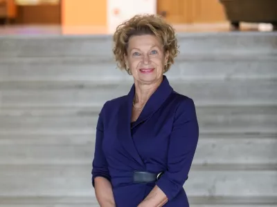 - 20.11.2025. - Branka Smole, direktorica Gledališča Tone Čufar na Jesenicah.//FOTO: Bojan Velikonja