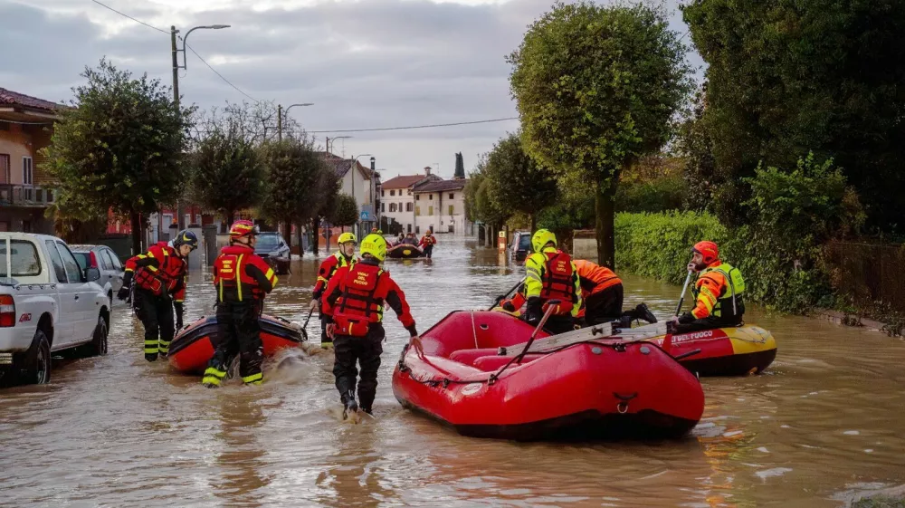Friuli Venezia Giulia, Italy: Friuli Venezia Giulia, bad weather, emergency, flooding in much of the region, Versa town,Image: 1052984354, License: Rights-managed, Restrictions: * Italy Rights OUT *, Model Release: no