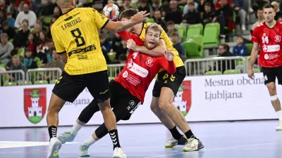 Vi&scaron;ček Lovro11.11.2025 LL Grosist Slovan - Granollers EHF evropski pokalFoto: Nik Erik Neubauer