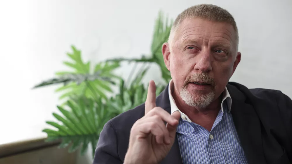 - 20.09.2024 - bivši nemški teniški as, Boris Becker //FOTO: Jaka Gasar