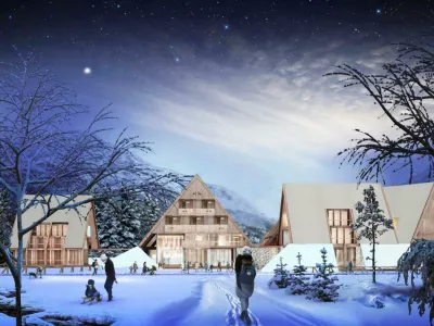 Predvidena podoba novega hotela Zlatorog v Ukancu v Bohinju