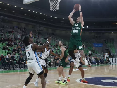 19.11.2025 - Cedevita Olimpija - Hamburg košarka evropski pokalFoto: Luka Cjuha
