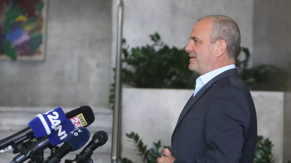 Uro&scaron; Brežan, minister za naravne vire in prostor podal odstopno izjavo- 06.10.2023 - odstop ministra ministra za naravne vire in prostor Uro&scaron;a Brežana. //FOTO: Bojan Velikonja