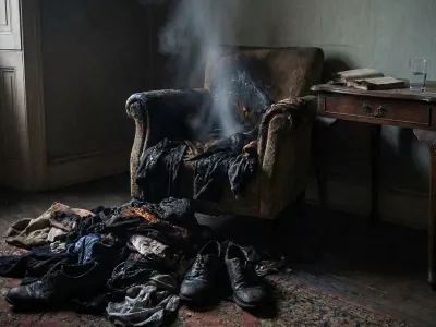 Ilustrativna slika pojava človeškega samovžiga. / Foto: Google Gemini