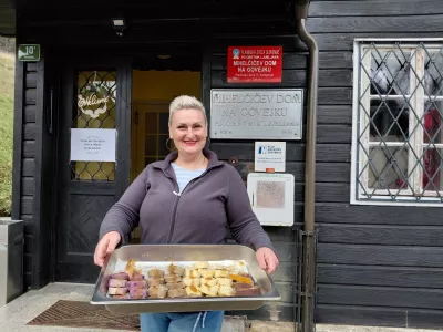 Dom za svoje štruklje je našla v planinski koči