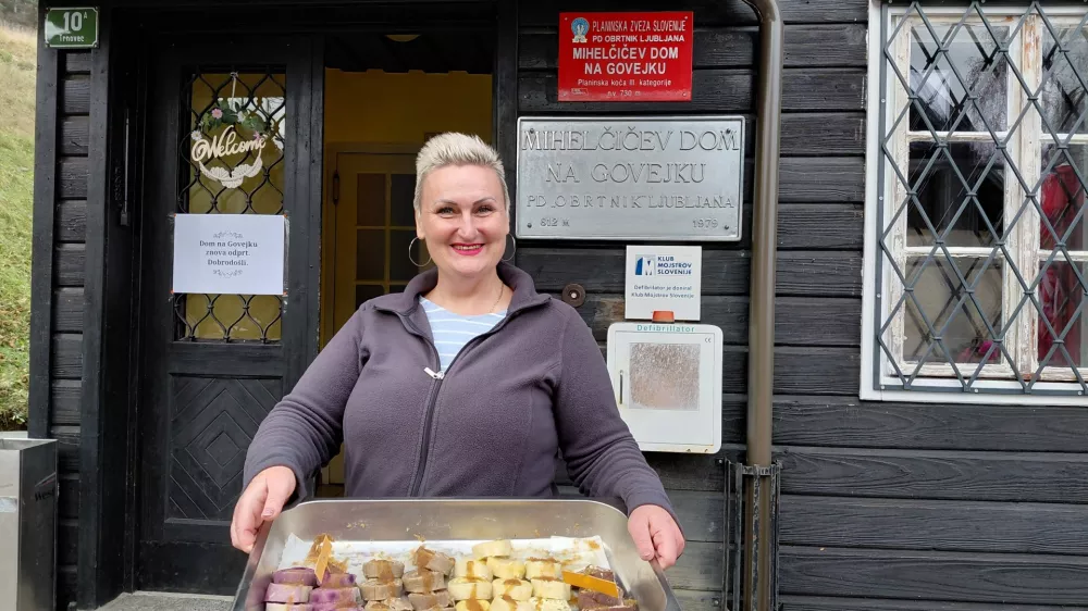 Dom za svoje štruklje je našla v planinski koči