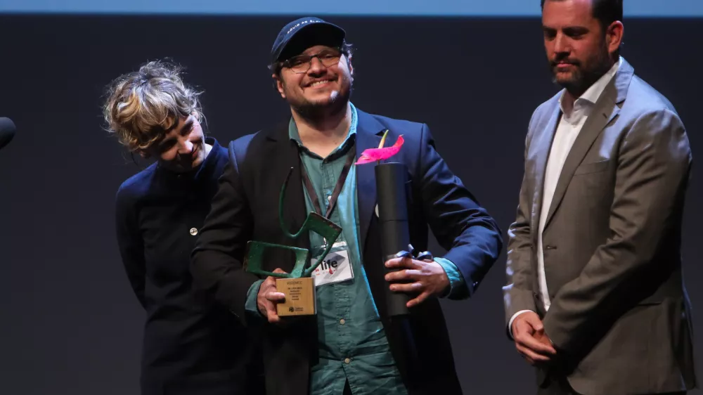 - Nagrada Vodomelc za film Modra čaplja,Prejemnik producent Gábor Osváth- 22.11.2025. - 36. filmski festival Liffe. Podelitev nagrad.//FOTO: Bojan Velikonja