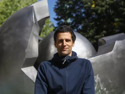 - 13.09.2022 – Dr. Jonas Sonnenschein, okoljski ekonomist in vodja projektov v okoljevarstveni organizaciji Umanotera, Slovenski fundaciji za trajnostni razvoj.  //FOTO: Luka CjuhaOPOMBA: INTERVJU ZA OBJEKTIV 2022