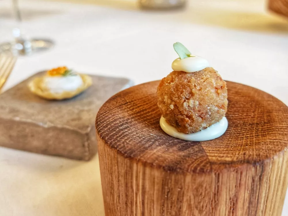 Ocvrtek jajčevcev in paradižnika, Bistro Grad Štanjel