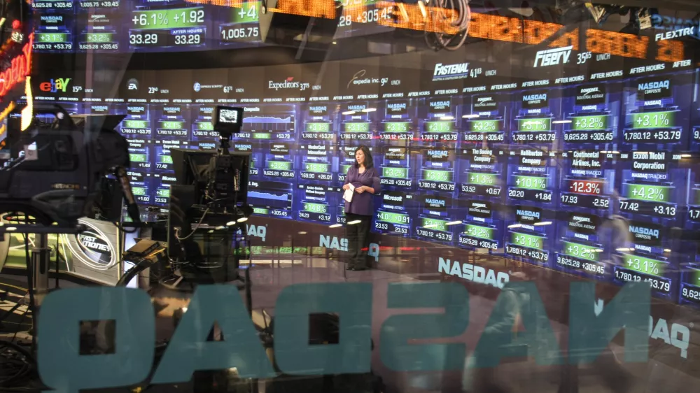 ﻿- Združene države Amerike ZDA 2008 - New York - bančni sistem - finance - bančništvo - borzni indeks - Nasdaq     //FOTO: Jaka Gasar