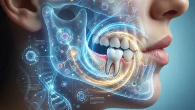 Simbolična fotografija zoba. Ustvarjena z umetno inteligenco Gemini.