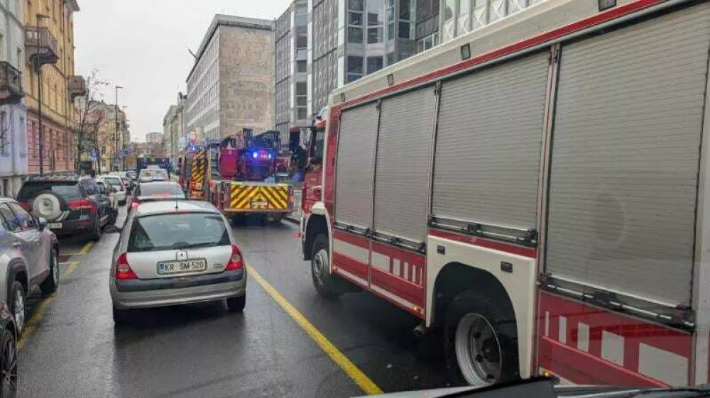 Lažni alarm, gasilci, Ljubljana 