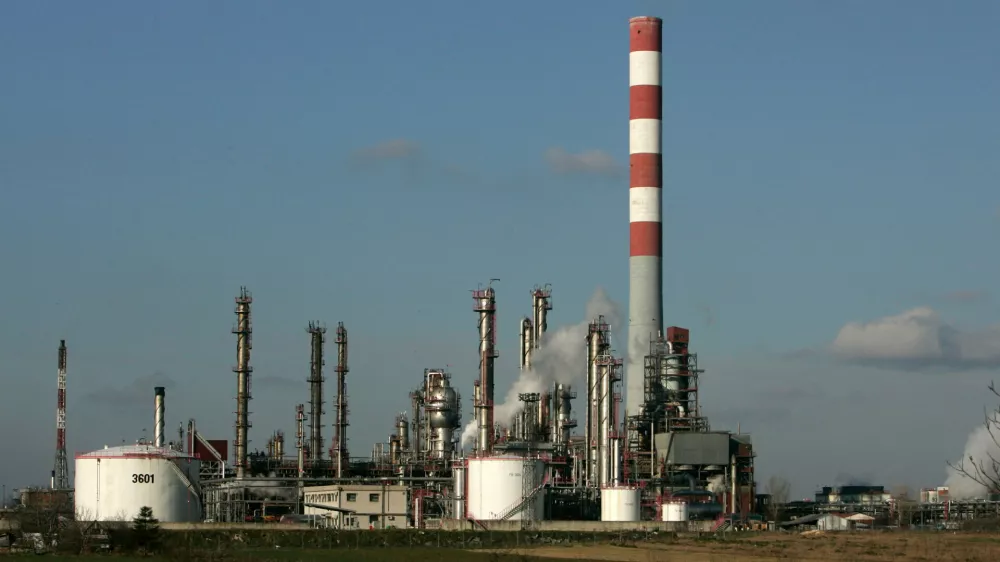 FILE - NIS Jugopetrol oil refinery in Pancevo, Serbia, Dec. 24, 2008. (AP Photo/Darko Vojinovic, File)
