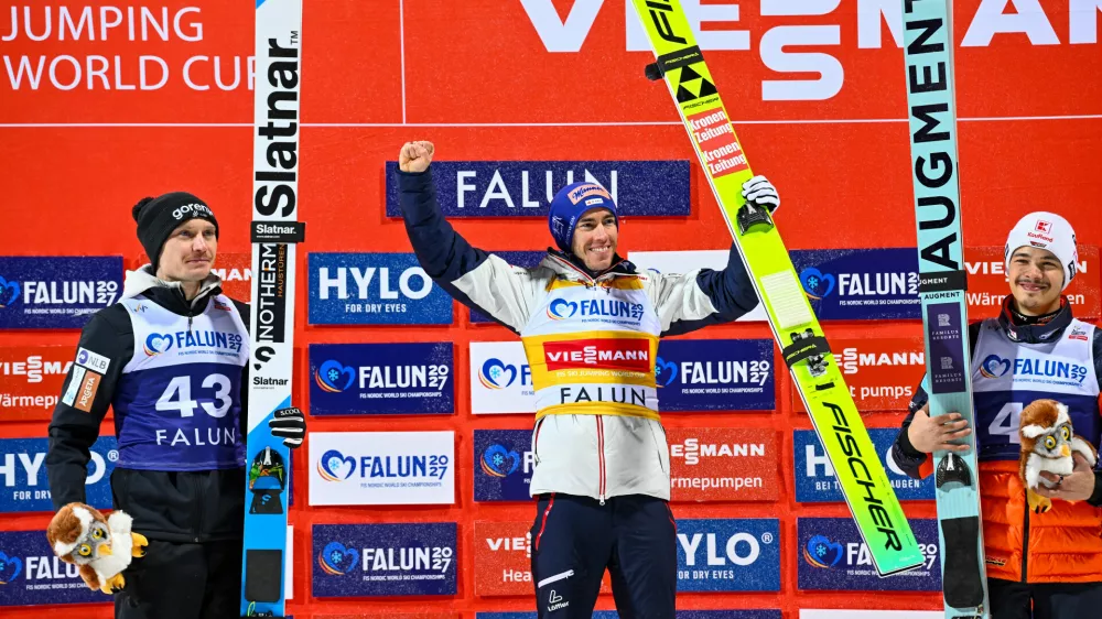 Lanišek na zmagovalnem odru nasmejal Krafta