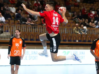 - 14.10.2025. - Rokomet, Evropska liga 1. krog, LL Grosist Slovan - Baia Mare//FOTO: Bojan Velikonja